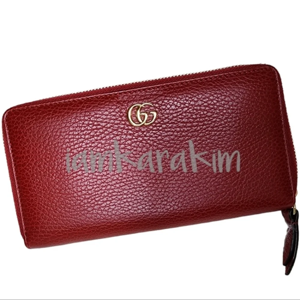 Gucci Leather Zip Around Wallet - Picture 2 of 8
